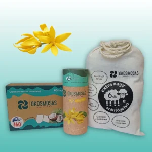 mosólap szárítógolyó ylang-ylang csomagban