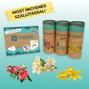 okosmosás mosólap próbacsomag illatmix ingyenes szállítás élénk felirattal